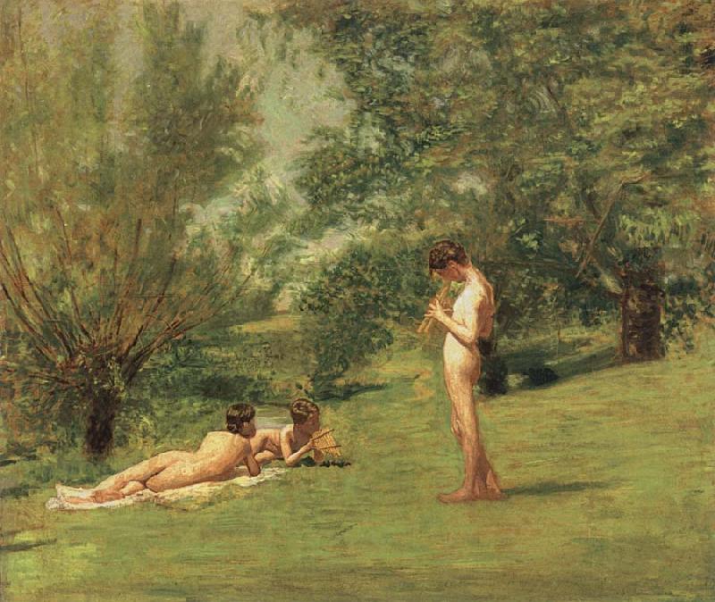 Thomas Eakins Arcadia oil painting picture